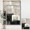Designart - A Geometric Day II - Mid-Century Modern Canvas in Gold Frame